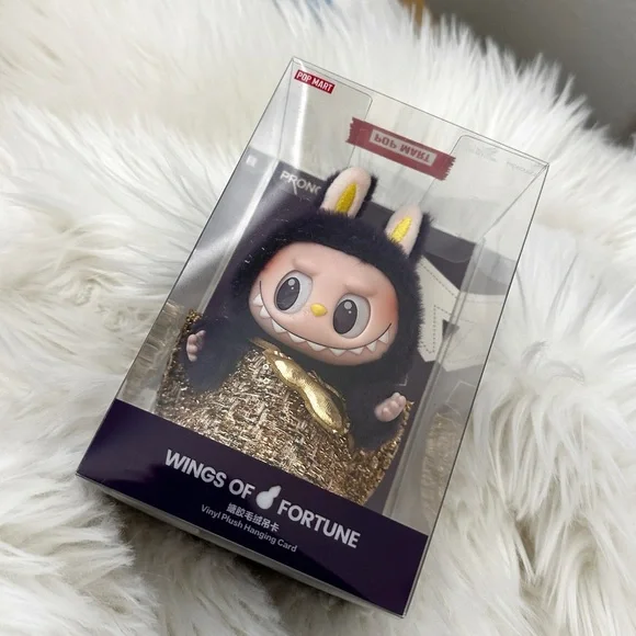 Pop Mart Wings of Fortune Labubu Vinyl Plush - Picture 1 of 3